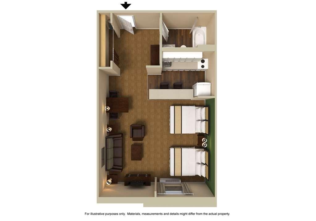 Extended Stay America Select Suites - Raleigh - Cary - Regency Parkway South Zimmer foto